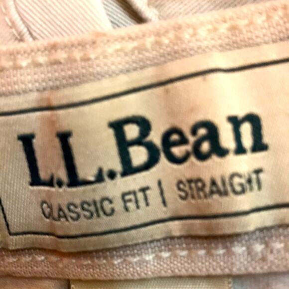 L..L. Bean Tan Cotton Pant. 16 - Picture 2 of 6
